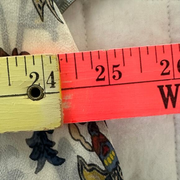 REDUX PHILIP DICAPRIO Dress Womens 6 Floral Silk Midi Feminine Romantic Fairy - Picture 8 of 9